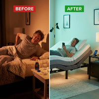 M555 Adjustable Bed Base — Before & After