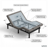 M555 Adjustable Bed Base — How It Works