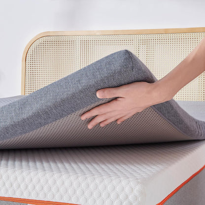 Gel Infused Memory Foam Mattress Topper Twin Size, 4 Inch Fresh Cooling Mattress Pad with Washable Cover for Twin Mattress, Pain Pressure Relieve Bed Topper, Breathable, Comfort